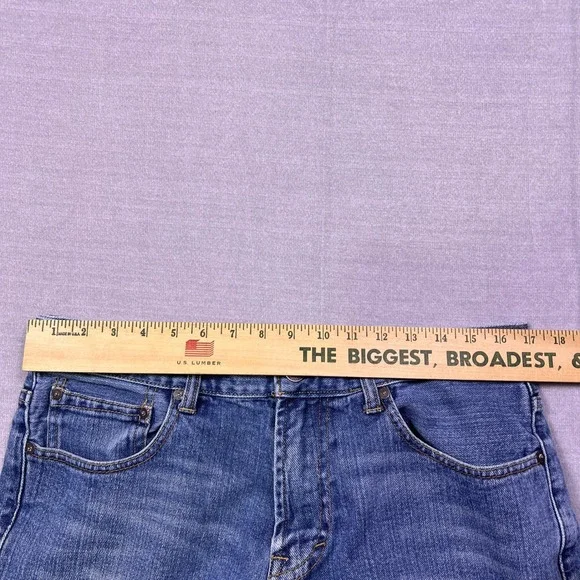 American Eagle Outfitters Mens Bootcut Jeans Medium Wash 34x34 Blue Denim - Picture 8 of 16